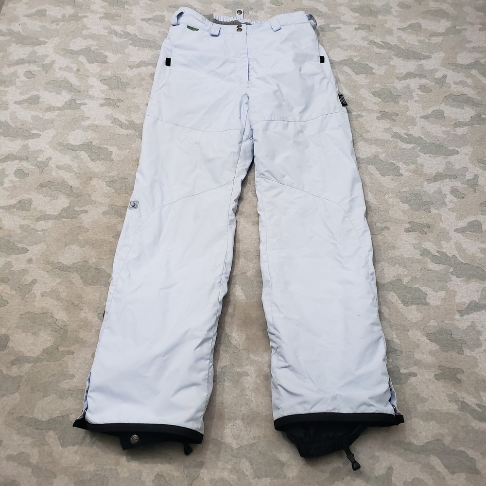 Columbia Convert Snow Pants Womens Small Blue Insulated Ski Winter Snowboard